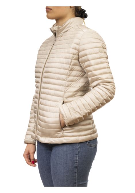 piumino logo beige SAVE THE DUCK | D38370WANDREINA-40003